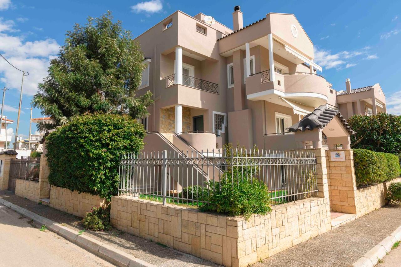 Helios: Charming Beach Home Next To Crystal Waters Néa Mákri Esterno foto